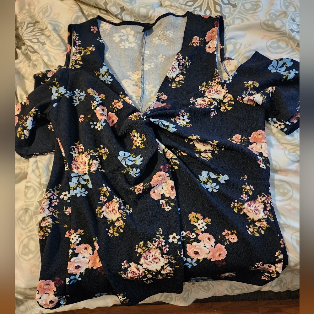 Shein cold shoulder top